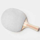 Achtergrond gestreepte patroonpapier tafeltennisbatje (Zijkant)