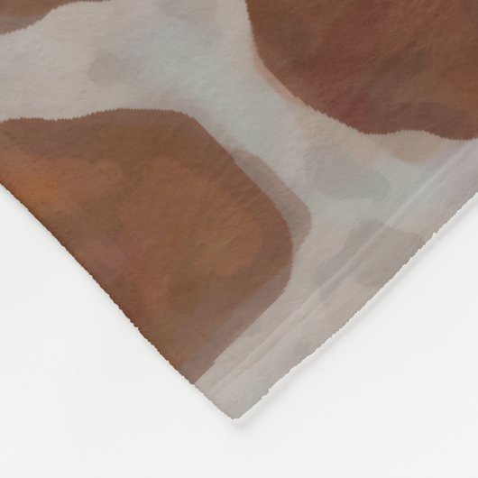Achtergrond Giraffe Afdrukpatroon Fleece Deken (Hoek)