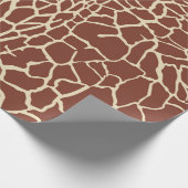 achtergrond Giraffe patroon Cadeaupapier (Hoek)