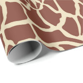 achtergrond Giraffe patroon Cadeaupapier (Rol Hoek)