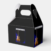 Achtergrond gitaar en piano bedankdoosjes (Voorkant Zijde)