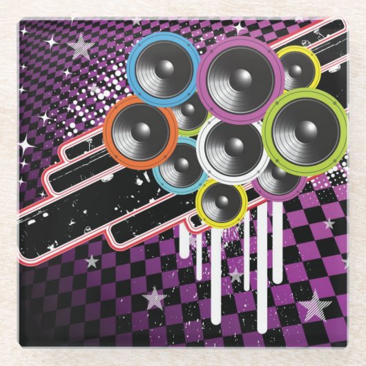 Achtergrond Glazen Onderzetter (Voorkant)