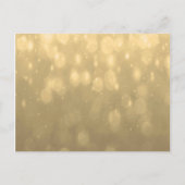 Achtergrond - Gold Bokeh Glitter Lights Briefkaart (Voorkant)