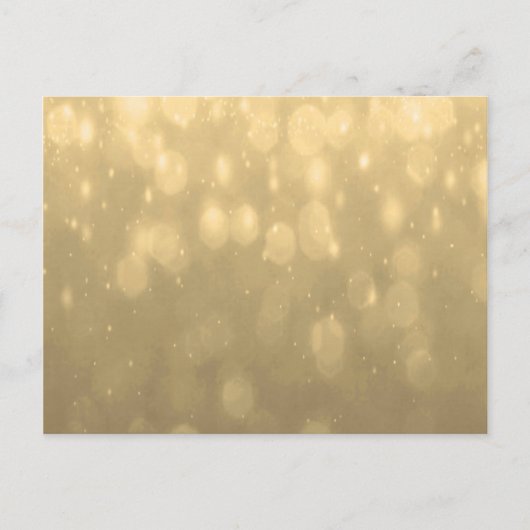 Achtergrond - Gold Bokeh Glitter Lights Briefkaart (Voorkant)