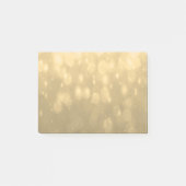 Achtergrond - Gold Bokeh Glitter Lights Post-it® Notes (Voorkant)