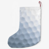 Achtergrond Golf Ball Print Pattern Kleine Kerstsok (Achterkant)