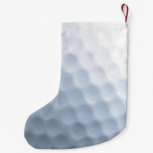 Achtergrond Golf Ball Print Pattern Kleine Kerstsok (Achterkant)