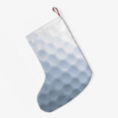 Achtergrond Golf Ball Print Pattern Kleine Kerstsok (Achterkant (Hangend))
