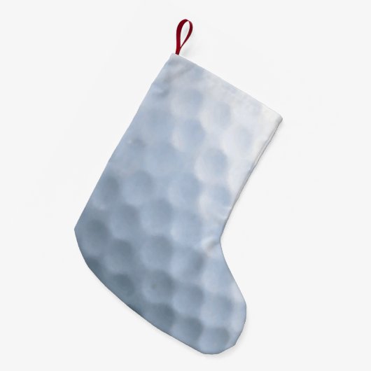 Achtergrond Golf Ball Print Pattern Kleine Kerstsok (Voorkant (Hangend))
