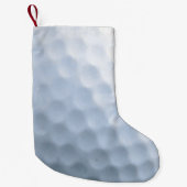 Achtergrond Golf Ball Print Pattern Kleine Kerstsok (Voorkant)