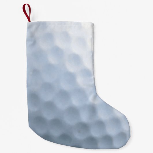Achtergrond Golf Ball Print Pattern Kleine Kerstsok (Voorkant)