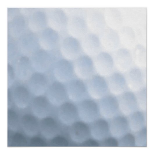 Achtergrond Golf Ball Print Pattern Poster (Voorkant)