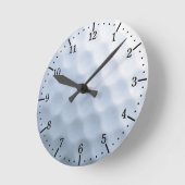 Achtergrond Golf Ball Print Pattern Ronde Klok (Hoek)