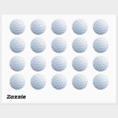 Achtergrond Golf Ball Print Pattern Ronde Sticker (Vel)