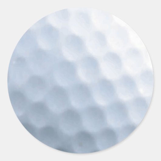Achtergrond Golf Ball Print Pattern Ronde Sticker (Voorkant)