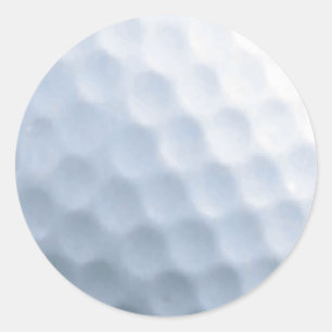 Achtergrond Golf Ball Print Pattern Ronde Sticker