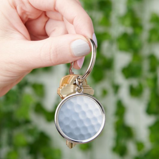 Achtergrond Golf Ball Print Pattern Sleutelhanger (Hand)