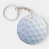 Achtergrond Golf Ball Print Pattern Sleutelhanger (Voorkant)