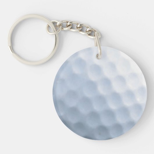 Achtergrond Golf Ball Print Pattern Sleutelhanger (Voorkant)
