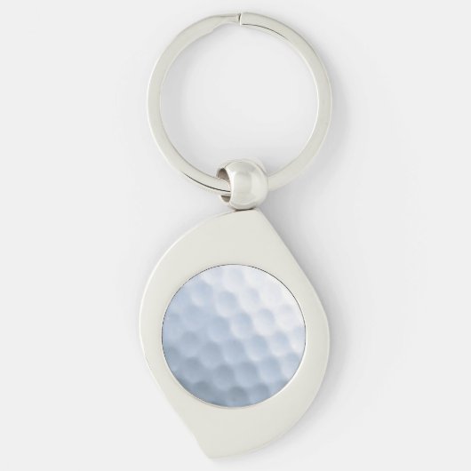 Achtergrond Golf Ball Print Pattern Sleutelhanger (Voorkant)