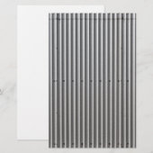 Achtergrond golfmetaal briefpapier (Voorkant / Achterkant)