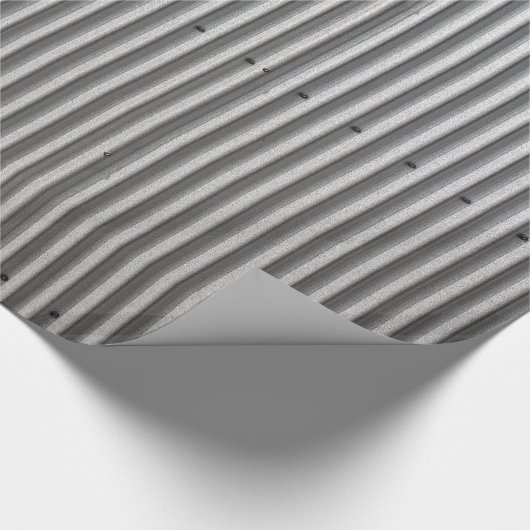 Achtergrond golfmetaal cadeaupapier (Hoek)