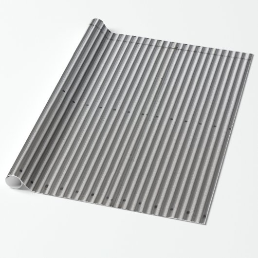 Achtergrond golfmetaal cadeaupapier (Uitgerold)