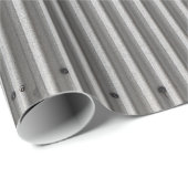 Achtergrond golfmetaal cadeaupapier (Rol Hoek)