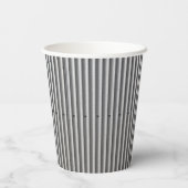 Achtergrond golfmetaal papieren bekers (Achterkant)