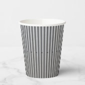 Achtergrond golfmetaal papieren bekers (Links)