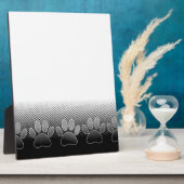 Achtergrond grijs en wit snijpad fotoplaat (Zijkant)