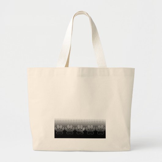 Achtergrond grijs en wit snijpad grote tote bag (Voorkant)