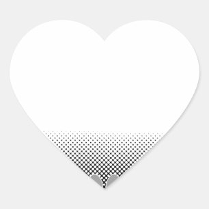Achtergrond grijs en wit snijpad hart sticker