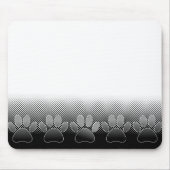 Achtergrond grijs en wit snijpad muismat (Voorkant)