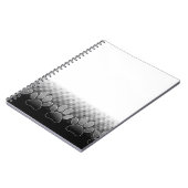 Achtergrond grijs en wit snijpad notitieboek (Linkerzijde)