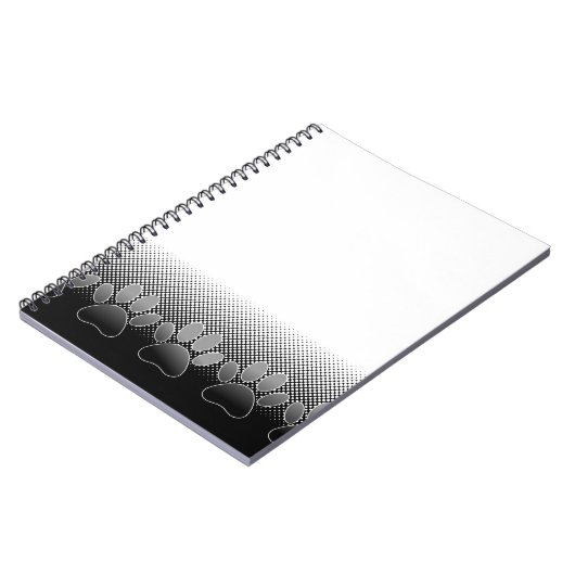 Achtergrond grijs en wit snijpad notitieboek (Linkerzijde)