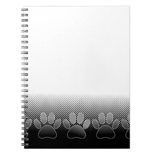 Achtergrond grijs en wit snijpad notitieboek