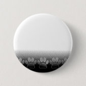 Achtergrond grijs en wit snijpad ronde button 5,7 cm (Voorkant)