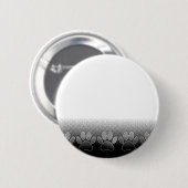 Achtergrond grijs en wit snijpad ronde button 5,7 cm (Voorkant /achterkant)