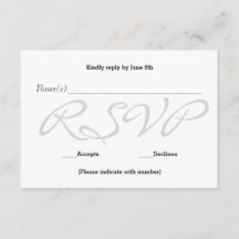 Achtergrond grijs - RSVP-opnamekaart