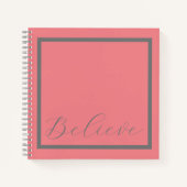 Achtergrond grijs script notitieboek (Voorkant)