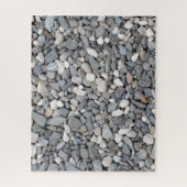 Achtergrond grijze grindsteen legpuzzel (Verticaal)