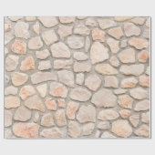 Achtergrond grijze steenwand. steen, textuur, wand cadeaupapier (Vlak)