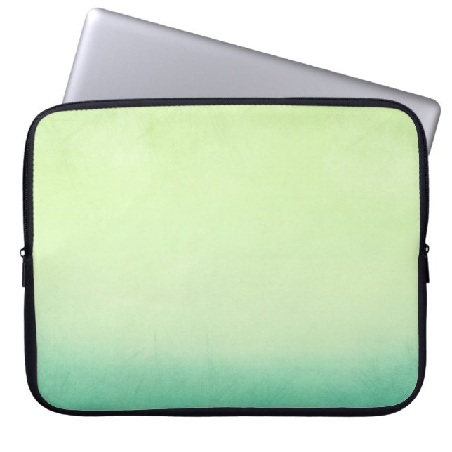 Achtergrond groen geel laptop sleeve (Voorkant)