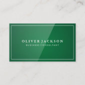 Achtergrond groen gloss visitekaartje (Voorkant)