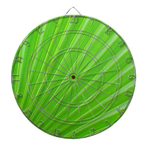 Achtergrond groen palmblad dartbord