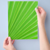 Achtergrond groen palmblad flyer (Hand)