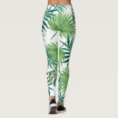 Achtergrond groen Plant Leggings (Achterkant)