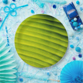 Achtergrond groene bananenblad papieren bordje (Feest)