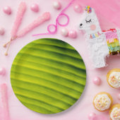 Achtergrond groene bananenblad papieren bordje (Feest)